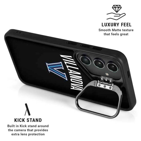Villanova University V Black Galaxy S24 FE Kickstand Case